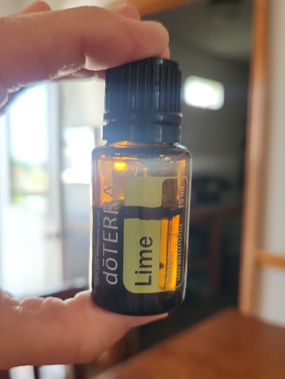doTERRA Lime Essential Oil Supplement 15 Ml Half Used - Picture 7 of 8